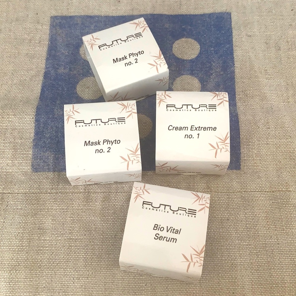 Future Skincare Cosmetics Sample Jars